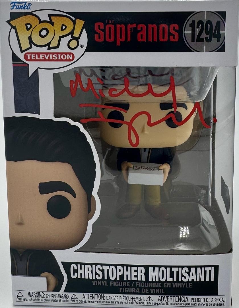 Michael Imperioli Signed Funko Pop #1294 Christopher Moltisanti (Sopranos) - Beckett COA